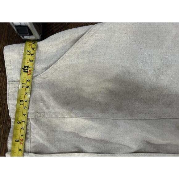 Liz Claiborne Sport Button Linen Blend Skirt Waist Size 8 - Picture 7 of 10